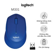 Chuột Logitech M331 Silent Yên lặng Kết nối Usb không dây - Bảo hành 12 tháng chính hãng