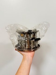 全新不鏽鋼可移動火鍋底座 Stainless Steel Pot with Lid