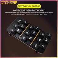 [paradise1.sg] Guitar Chord Trainer with 18 Buttons Guitar Chords Learning System Practice Assist To