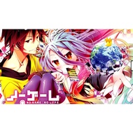 Poster A2, A3, A4 Anime Wall Stickers, Decorative decal With NO GAME NO LIFE Glue - Model 1