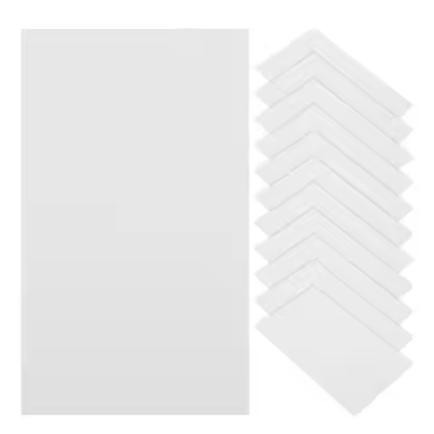 100Pcs Blank Index Cards Small White Note Pad Paper Office Classroom School Flashcards Supplies Inde