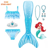 Mermaid Tail Costume Kids Mermaid Princess Costume Girls Cosplay Birthday Party Dress Mermaid Ariel 