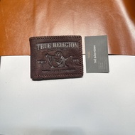 Ví Da Bò Thật Hình Ông Địa Kiểu Đứng Ngang - Bóp Nam Đựng Thẻ Giấy Tờ Tặng Kèm Hộp