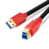 USB 3.0 Cable A Male to B Male 1Ft, Type A to B Male Compatible with Hard Disk Drive,Printers,Scanne