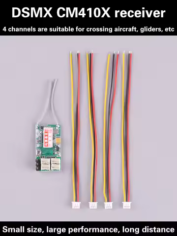 Dsmx DSM2 Remote Receiver For Spektrum DX6I DX18 DX8 DX9 DEVO10 Transmitter,REDCON CM410X - 4Ch Rece