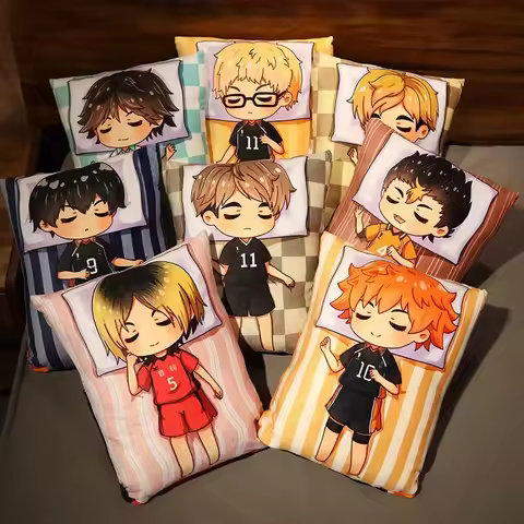 Haikyuu!! Plush Stuffed Pillows Kawaii Oikawa Tooru Cushion Miya Atsumu Dakimakura Anime Throw Pillo