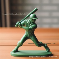 Cross-Border Baseball Soldier Baseball Soldier 3D Printing Ornaments Sculpture Baseball Athlete Stat