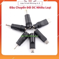 [Embedded Programming A-Z][G26] DC Adapter 5.5x2.1mm to Type C, DC 2.5x0.7, DC 3.5x1.35mm, Mini Usb 