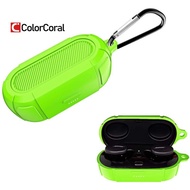 ColorCoral Compatible with Bose Sport Earbuds Case Soft Silicone Protective Cases Cover Skin Designed for Bose Sport Earbuds Case,with Keychain