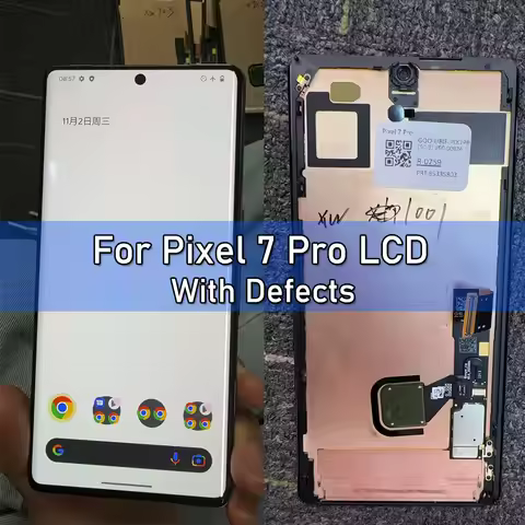 6.7" With Defects OLED LCD For Google Pixel 7 Pro 7Pro GE2AE GP4BC LCD Display Touch Screen Digitize
