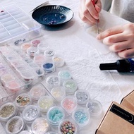 體驗活動 【零失敗UV 膠乾燥花耳環體驗課-二副】製作專屬的UV膠樹脂耳環