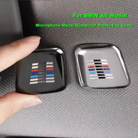 Car Interior Speaker Microphone Metal Dustproof Protective Cover For BMW 1 2 3 4 5 6 7 Series X1 X2 