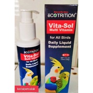 VITA SOL DAILY MULTIVITAMIN SUPPLEMENT 125 ML FOR BIRD BIRD VITAMIN BIRD SUPPLEMENT BIRD MULTIVITAMI