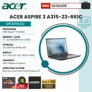 LAPTOP GAMING ACER ASPIRE 3 A315-23-R61C | AMD RYZEN 3 3250U | 20GB