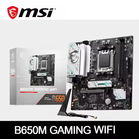 MSI B650M GAMING WIFI AMD B650 Supports DDR5 7800+MHz (OC) 192GB AMD Ryzen ™ 7000 8000 Series mother