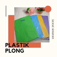 UK 25 x 35 [ ISI 100 ] PLASTIK PLONG WARNA PACKING OLSHOP - PLASTIK PLONG POND OVAL - RANDOM