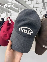 หมวก Emis หมวกเบสบอลหญิง หมวกเบสบอลใหม่ หมวกปากเป็ดนุ่มด้านบนสำหรับผู้ชายเกาหล