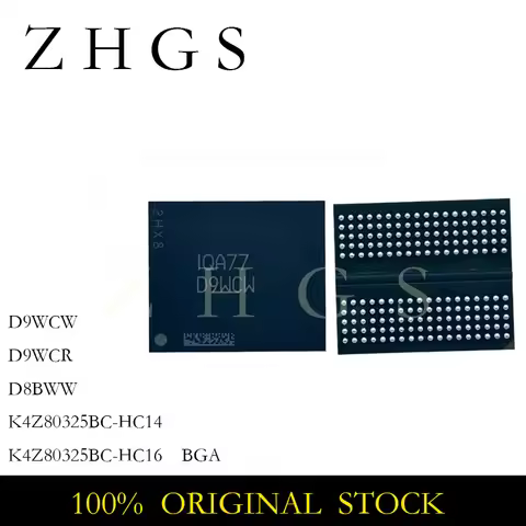 1PCS 100% Test MT61K256M32JE-14:A D9WCW D9WCR K4Z80325BC-HC14 K4Z80325BC-HC16 H56C8H24AIR-S2C K4Z803