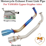 Slip On For YAMAHA Cygnus Gryphus 125cc Motorcycle Exhaust Systems Modified Escape Moto Front Link P