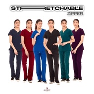 Premium Stretchable ZIPPER Scrub - Women - ALCHEMY APPAREL