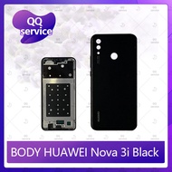 Body Huawei Nova 3i อะไหล่บอดี้ เคสกลางพร้อมฝาหลัง Body อะไหล่มือถือ คุณภาพดี QQ service