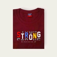 active life t shirt strong never give up 0 design