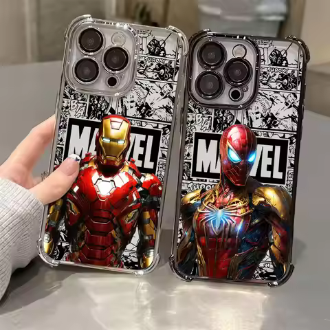 Marvel Spiderman Ironman Comic Phone Case For Xiaomi Poco X8 Pro Max Cases X5 X6 X7 F4 F5 F7 Pro F8U