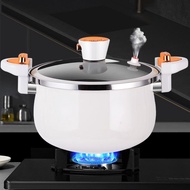Household Micro-pressure Enamel Soup Pot
