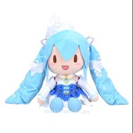 全新現貨 SEGA 世嘉 Vocaloid V家 初音未來 Miku Fufu 雪初音 2019 ver. 公主 snow princess 巨型坐姿毛絨抱枕公仔玩偶 Bilibili B站獨家限定代