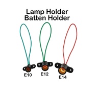 Light Bulb Holder /  Batten Holder E10 / E12 / E14 Lamp Holder Socket Base with Wire