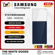 Samsung 465L 2 Door Top Freezer Inverter Refrigerator Fridge Bespoke Optimal Fresh+ RT47CB66448AME