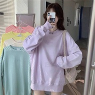 ‍ Babysocute 1.1 Minimal Style Sweater Thick And Soft Cotton Fabric With Embroidered Letters Pastel 