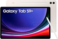 Samsung Galaxy Tab S9+ Plus WiFi (2023) 12.4" inch Android Tablet, S Pen Included (Beige, 256GB ROM + 12GB RAM)