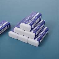 2B White Plastic Eraser PVC Rubber Student Pencil Eraser Stationery School Supplies Stationery 1pc