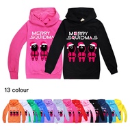 Squid Game Girls Boys Hoodie Spring Autumn New Children's All-match Hooded Sweater Long Sleeve Cartoon Pullover 1399 Leisure