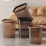 dustbin Transparent Trash Bin Large-size Large-capacity Household Living Room Kitchen Trash Bin High