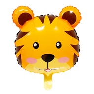 Balon Foil Bulat Kepala Hewan 18Inch Balon Foil Jumbo Balon Pesta Ulang Tahun 18 Inch Balon Dekorasi