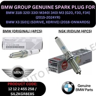 BMW GENUINE SPARK PLUG FOR BMW 318i 320i 330i M340i 340i M3 [G20, F30, F34] '15-24YR / BMW X3 [G01] 