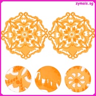 2pcs Urinal Screen Deodorizer Bathroom Urinal Mat Anti-splash Urinal Screen Mat zymais