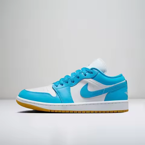 Nike Air Jordan 1 Low Fashion Color-Block Premium Durable Cushioning Low-Top Basketball Shoes Women'