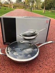 德國雙立人第九代蜂窩34cm不粘炒鍋