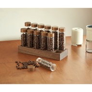 Coffee Beans Storage Container Tube Display Rack Tea Bottle Glass Single Dose Espresso Accessory Cof