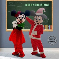 Santa Mickey Mouse Cartoon Costume Cartoon Doll Costume Walking Doll Props Costume Cartoon Doll Cost