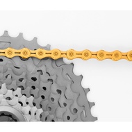 Fat Tiger Bike KMC X11EL 11 Speed Hollow Chain (116 Links) 11 Speed Gold Hollow Chain