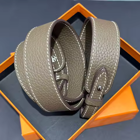 Genuine Leather Strap Shoulder Women's Bag Strap for Luxury Bag Accessories Strap for Handbags H Bag