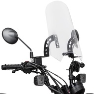 KEMIMOTO Motorcycle Screen for Hunter Cub CT125 (2020-2024) with Windshield Clamp Bar, Adjustable Wi