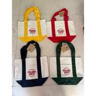 TRADER JOE’S MINI CANVAS TOTE BAG & LARGE TOTE BAG