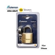 Gateman Padlock Mangga Kunci Solid Brass Part Of Yale Size 30mm