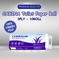 High Quality Toilet Tissue Roll / Sunlight / Carina / Ecoz / 10 roll/pack / Hotel Grade Tissue Toile