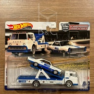 Hotwheels HW Hot Wheels Premium Team Transport '65 Ford Galaxie + Ford C-800